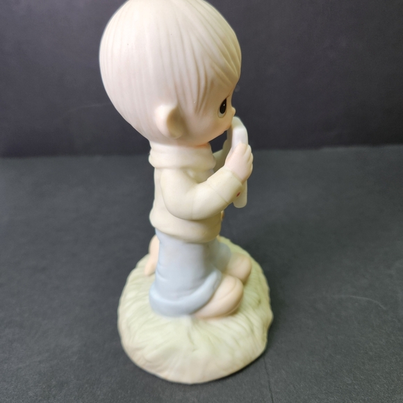 Vintage 1978 Precious Moments Figurine "God Understands" with Puppy E-1379/B - Picture 2 of 7
